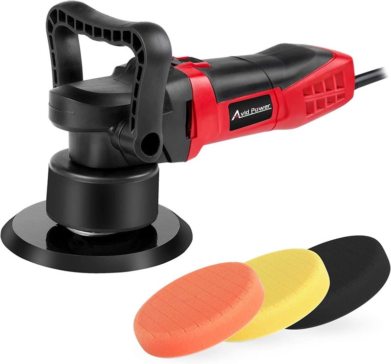 AVID POWER Buffer Polisher, 6-inch Dual Action/DA Polisher for Car Detailing, Random Orbital Car Buffer Polisher Waxer Kit with Variable Speed & 3 Polishing Pads - Image 1